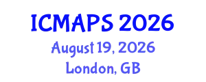 International Conference on Mathematical and Physical Sciences (ICMAPS) August 19, 2026 - London, United Kingdom