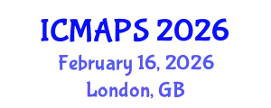 International Conference on Mathematical and Physical Sciences (ICMAPS) February 16, 2026 - London, United Kingdom