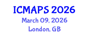 International Conference on Mathematical and Physical Sciences (ICMAPS) March 09, 2026 - London, United Kingdom