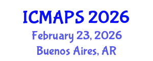 International Conference on Mathematical and Physical Sciences (ICMAPS) February 23, 2026 - Buenos Aires, Argentina