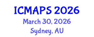 International Conference on Mathematical and Physical Sciences (ICMAPS) March 30, 2026 - Sydney, Australia