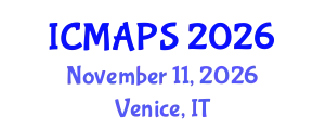 International Conference on Mathematical and Physical Sciences (ICMAPS) November 11, 2026 - Venice, Italy