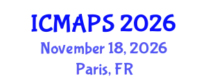 International Conference on Mathematical and Physical Sciences (ICMAPS) November 18, 2026 - Paris, France