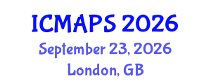 International Conference on Mathematical and Physical Sciences (ICMAPS) September 23, 2026 - London, United Kingdom