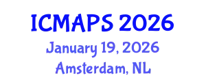International Conference on Mathematical and Physical Sciences (ICMAPS) January 19, 2026 - Amsterdam, Netherlands