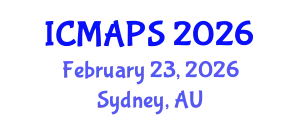 International Conference on Mathematical and Physical Sciences (ICMAPS) February 23, 2026 - Sydney, Australia