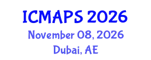 International Conference on Mathematical and Physical Sciences (ICMAPS) November 08, 2026 - Dubai, United Arab Emirates