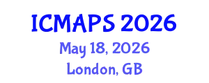International Conference on Mathematical and Physical Sciences (ICMAPS) May 18, 2026 - London, United Kingdom