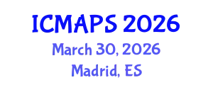 International Conference on Mathematical and Physical Sciences (ICMAPS) March 30, 2026 - Madrid, Spain