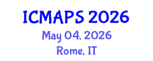 International Conference on Mathematical and Physical Sciences (ICMAPS) May 04, 2026 - Rome, Italy