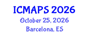 International Conference on Mathematical and Physical Sciences (ICMAPS) October 25, 2026 - Barcelona, Spain