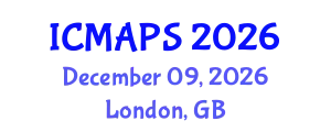 International Conference on Mathematical and Physical Sciences (ICMAPS) December 09, 2026 - London, United Kingdom