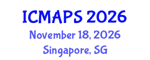 International Conference on Mathematical and Physical Sciences (ICMAPS) November 18, 2026 - Singapore, Singapore