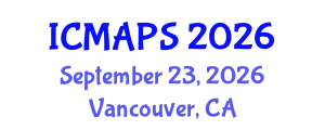International Conference on Mathematical and Physical Sciences (ICMAPS) September 23, 2026 - Vancouver, Canada