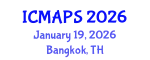 International Conference on Mathematical and Physical Sciences (ICMAPS) January 19, 2026 - Bangkok, Thailand