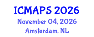 International Conference on Mathematical and Physical Sciences (ICMAPS) November 04, 2026 - Amsterdam, Netherlands
