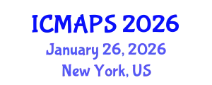 International Conference on Mathematical and Physical Sciences (ICMAPS) January 26, 2026 - New York, United States