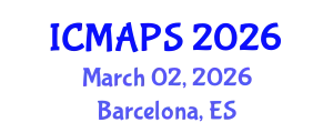 International Conference on Mathematical and Physical Sciences (ICMAPS) March 02, 2026 - Barcelona, Spain