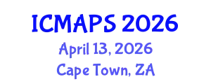 International Conference on Mathematical and Physical Sciences (ICMAPS) April 13, 2026 - Cape Town, South Africa