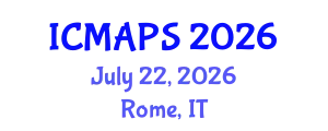 International Conference on Mathematical and Physical Sciences (ICMAPS) July 22, 2026 - Rome, Italy