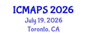 International Conference on Mathematical and Physical Sciences (ICMAPS) July 19, 2026 - Toronto, Canada