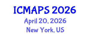 International Conference on Mathematical and Physical Sciences (ICMAPS) April 20, 2026 - New York, United States