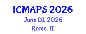 International Conference on Mathematical and Physical Sciences (ICMAPS) June 01, 2026 - Rome, Italy