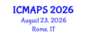 International Conference on Mathematical and Physical Sciences (ICMAPS) August 23, 2026 - Rome, Italy
