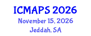 International Conference on Mathematical and Physical Sciences (ICMAPS) November 15, 2026 - Jeddah, Saudi Arabia