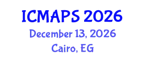International Conference on Mathematical and Physical Sciences (ICMAPS) December 13, 2026 - Cairo, Egypt