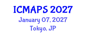 International Conference on Mathematical and Physical Sciences (ICMAPS) January 07, 2027 - Tokyo, Japan