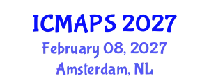 International Conference on Mathematical and Physical Sciences (ICMAPS) February 08, 2027 - Amsterdam, Netherlands