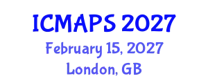 International Conference on Mathematical and Physical Sciences (ICMAPS) February 15, 2027 - London, United Kingdom