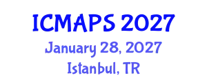 International Conference on Mathematical and Physical Sciences (ICMAPS) January 28, 2027 - Istanbul, Turkey