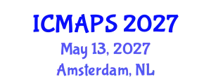 International Conference on Mathematical and Physical Sciences (ICMAPS) May 13, 2027 - Amsterdam, Netherlands