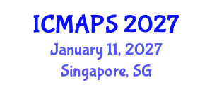 International Conference on Mathematical and Physical Sciences (ICMAPS) January 11, 2027 - Singapore, Singapore