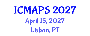 International Conference on Mathematical and Physical Sciences (ICMAPS) April 15, 2027 - Lisbon, Portugal