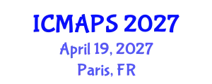 International Conference on Mathematical and Physical Sciences (ICMAPS) April 19, 2027 - Paris, France