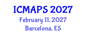 International Conference on Mathematical and Physical Sciences (ICMAPS) February 11, 2027 - Barcelona, Spain