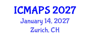 International Conference on Mathematical and Physical Sciences (ICMAPS) January 14, 2027 - Zurich, Switzerland
