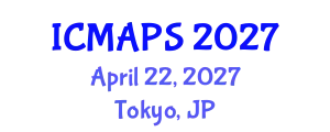 International Conference on Mathematical and Physical Sciences (ICMAPS) April 22, 2027 - Tokyo, Japan
