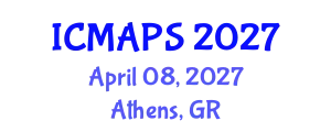 International Conference on Mathematical and Physical Sciences (ICMAPS) April 08, 2027 - Athens, Greece