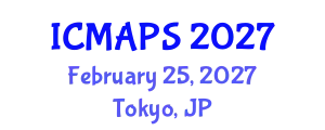 International Conference on Mathematical and Physical Sciences (ICMAPS) February 25, 2027 - Tokyo, Japan