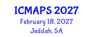 International Conference on Mathematical and Physical Sciences (ICMAPS) February 18, 2027 - Jeddah, Saudi Arabia