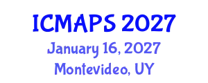 International Conference on Mathematical and Physical Sciences (ICMAPS) January 16, 2027 - Montevideo, Uruguay