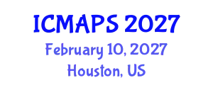 International Conference on Mathematical and Physical Sciences (ICMAPS) February 10, 2027 - Houston, United States