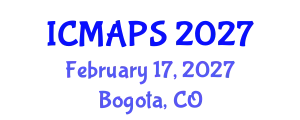 International Conference on Mathematical and Physical Sciences (ICMAPS) February 17, 2027 - Bogota, Colombia