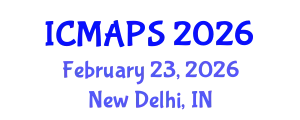 International Conference on Mathematical and Physical Sciences (ICMAPS) February 23, 2026 - New Delhi, India