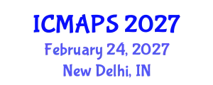 International Conference on Mathematical and Physical Sciences (ICMAPS) February 24, 2027 - New Delhi, India