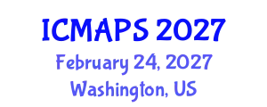 International Conference on Mathematical and Physical Sciences (ICMAPS) February 24, 2027 - Washington, United States